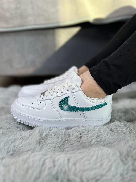 STRAZ Custom Nike Air Force 1 - Aquamarine
