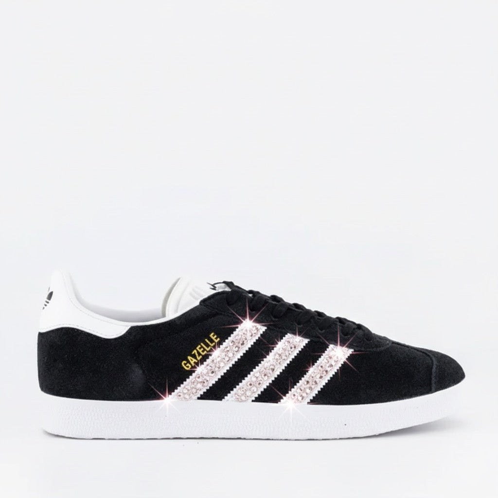 STRAZ Custom Adidas Gazelle - Black/White