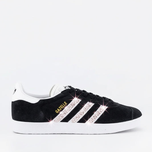 STRAZ Custom Adidas Gazelle - Black/White