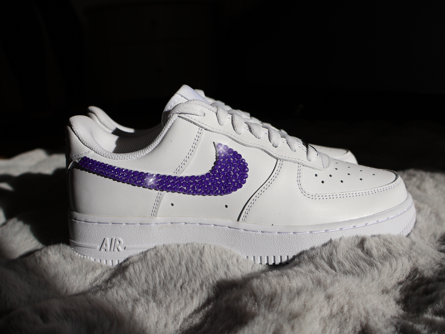 STRAZ Custom Nike Air Force 1 - Violet