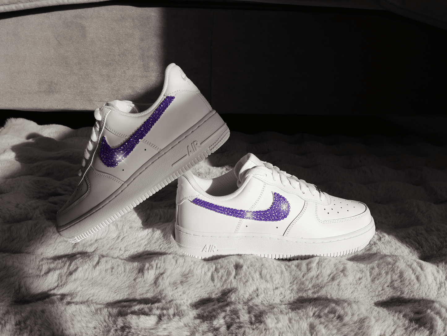 STRAZ Custom Nike Air Force 1 - Violet