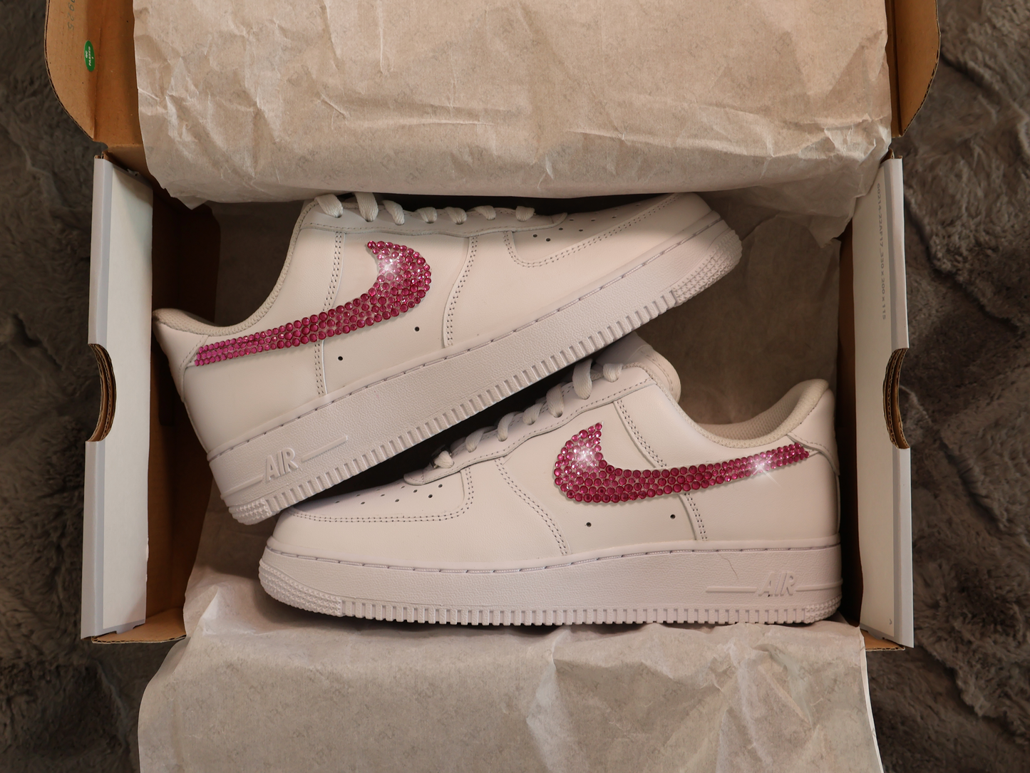 STRAZ Custom Nike Air Force 1 - Pink
