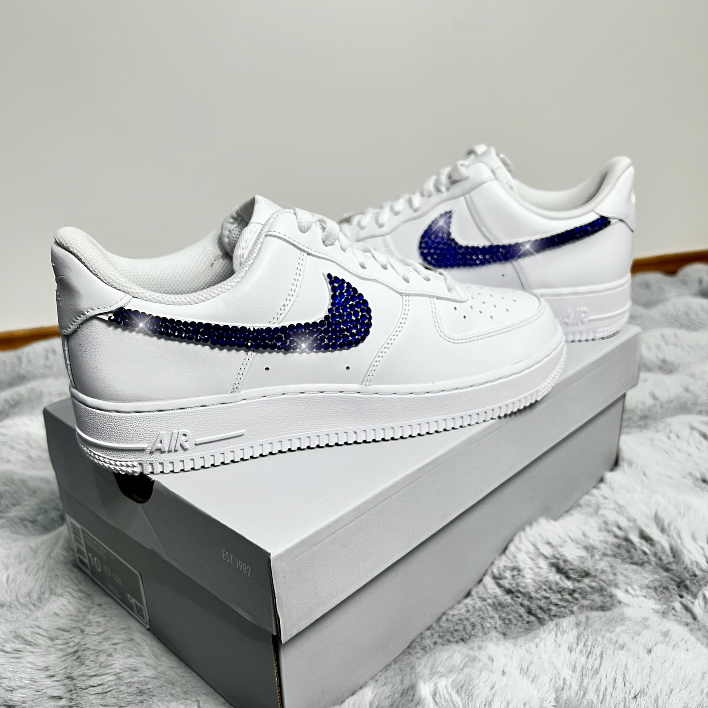 STRAZ Custom Nike Air Force 1 - Cobalt Blue
