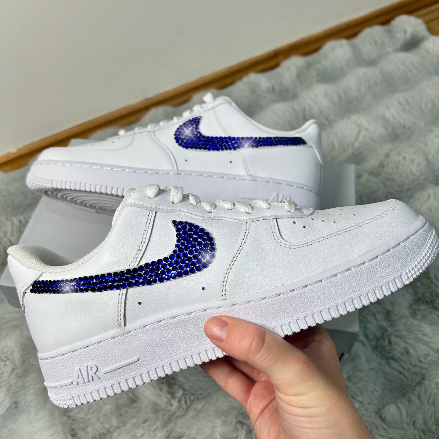 STRAZ Custom Nike Air Force 1 - Cobalt Blue