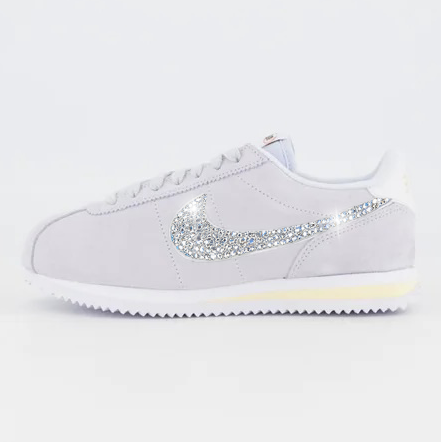 STRAZ Custom Nike Cortez – Grey/White