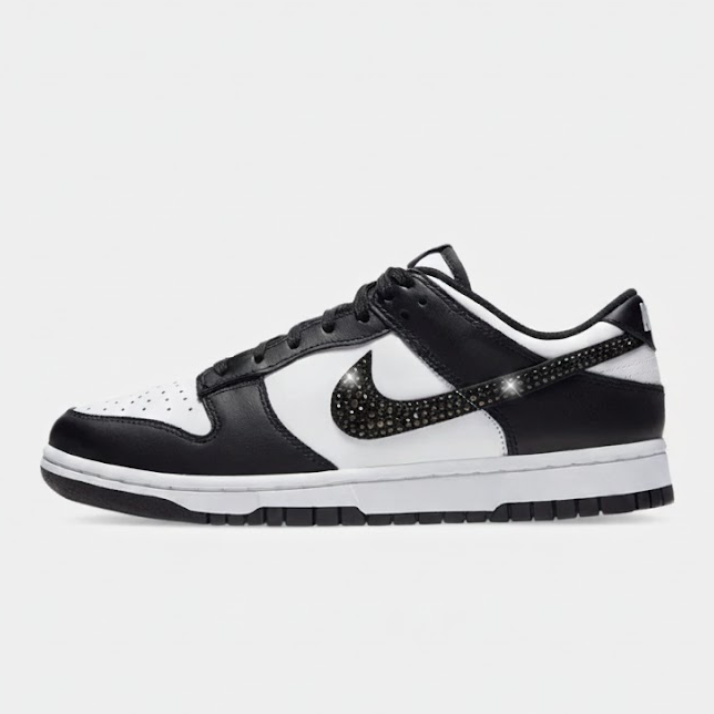 STRAZ Custom Nike Dunk Low - Panda (Black/White)